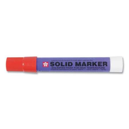 Sakura Solid Paint Marker, Bullet Tip, Red, Dozen (XSC19)