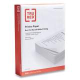 TRU RED Printer Paper, 92 Bright, 20 lb, 8.5 x 11, 500 Sheets/Ream (135855)