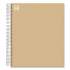TRU RED Five-Subject Notebook, Medium/College Rule, Brown Cover, 11 x 8.5, 200 Sheets (331440)