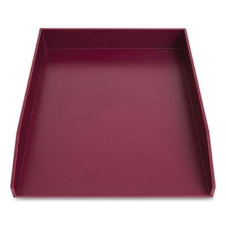 TRU RED Front-Load Stackable Plastic Document Tray, 1 Section, Letter Size Files, 9.8 x 12.24 x 1.75, Purple (24380376)