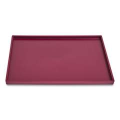 TRU RED Slim Stackable Plastic Tray, 1-Compartment, 6.85 x 9.88 x 0.47, Purple (24380415)