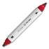 TRU RED Dry Erase Marker, Tank-Style Twin-Tip, Fine/Medium Bullet/Chisel Tips, Red, 4/Pack (24417742)