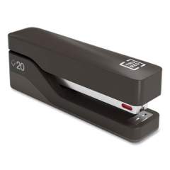 TRU RED Desktop Plastic Half Strip Stapler, 20-Sheet Capacity, Black (24418182)