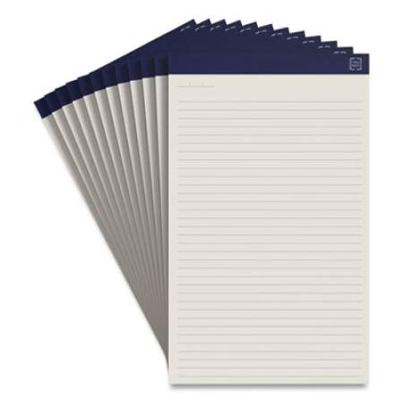 TRU RED Notepads, Wide/Legal Rule, 50 Ivory 8.5 x 14 Sheets, 12/Pack (24419930)