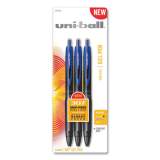 uni-ball 307 Gel Pen, Retractable, Medium 0.7 mm, Blue Ink, Blue Barrel, 3/Pack (1927593)