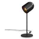 Union & Scale Essentials LED Plated Table Lamp, Adjustable Neck, 17.7" h, Black (24411245)