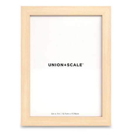 Union & Scale Essentials Wood Picture Frame, 5 x 7, Natural Frame (24411266)