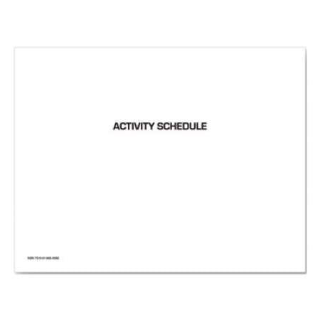 Unicor 7510016650584 Activity Schedule, 11 x 9, White Cover, 12-Month (Jan to Dec): 2022