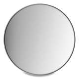 Union & Scale Aluminum Frame Wall Mirror, Round, Black Frame, 31.5" dia (24413860)