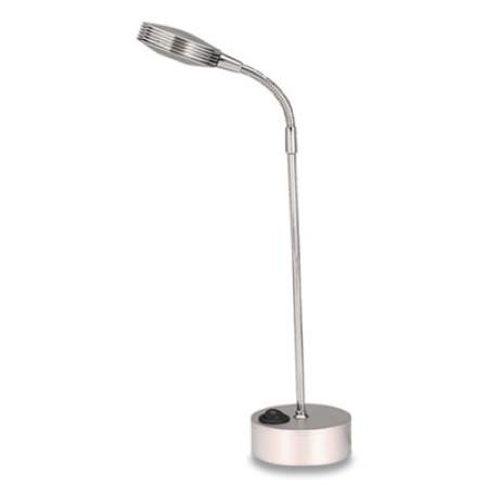 V-Light LED TASK LAMP WITH GOOSENECK ARM, 11.4" TO 16" H, SILVER (915121)