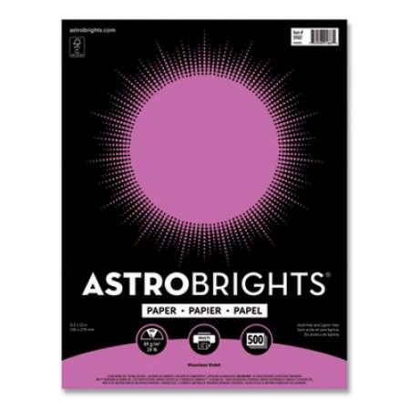 Astrobrights Color Paper, 24 lb, 8.5 x 11, Vivacious Violet, 500/Ream (24396490)