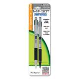 Zebra M/F 301 Stainless Steel Retractable Pen and Mechanical Pencil Set, Fine Black Pen,0.5 mm Black Pencil, Stainless Steel Barrel (270983)