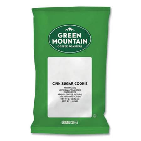 Green Mountain Coffee Cinnamon Sugar Cookie Coffee Fraction Packs, 2.2 oz, 50/Carton (6335)
