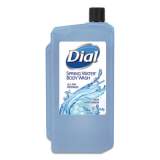 Dial Professional Body Wash Refill for 1L Liquid Dispenser, Spring Water, 1 L, 8/Carton (04031)