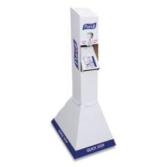 Quick Floor Stand Kit with Two 1,000 mL PURELL NXT Advanced Hand Sanitizer Refills, 18 x 29 x 52, White/Blue (215602QFS)