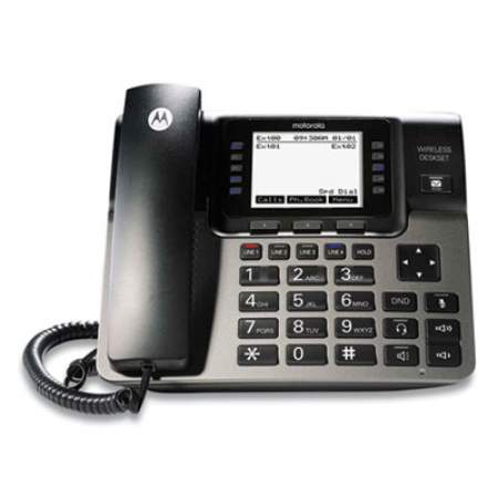 Motorola 14 Line Corded/Cordless System, Cordless Desk Phone (ML1100)