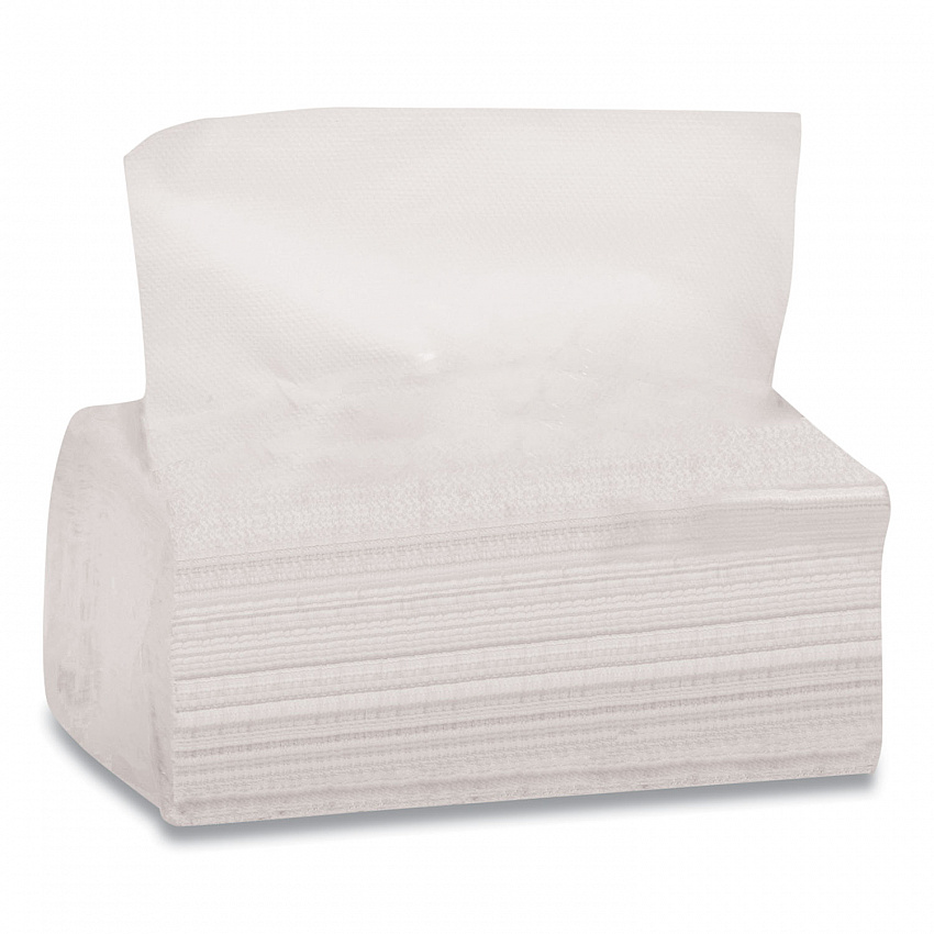 Multipurpose Paper Wiper, 2-Ply, 6.5 x 8.5, White, 115/Pack, 36 Packs/Carton (192124)