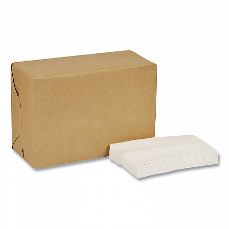 Multipurpose Paper Wiper, 13.8 x 8.5, White, 400/Pack, 12 Packs/Carton (192123)