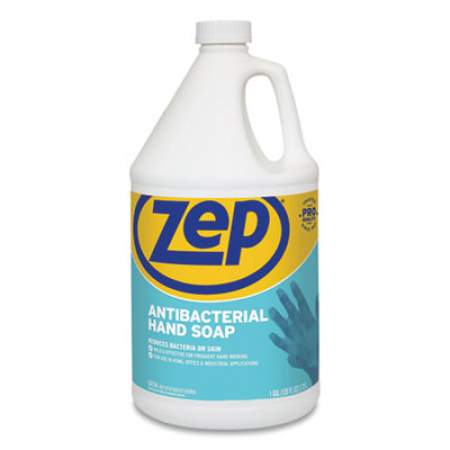 Zep Antibacterial Hand Soap, Fragrance-Free, 1 gal Bottle, 4/Carton (R46124)