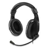 Adesso Xtream H5 Multimedia Headset with Mic, Binaural Over the Head, Black