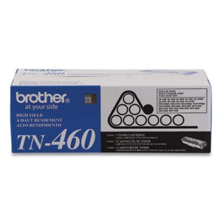 Brother TN460 High-Yield Toner, 6,000 Page-Yield, Black