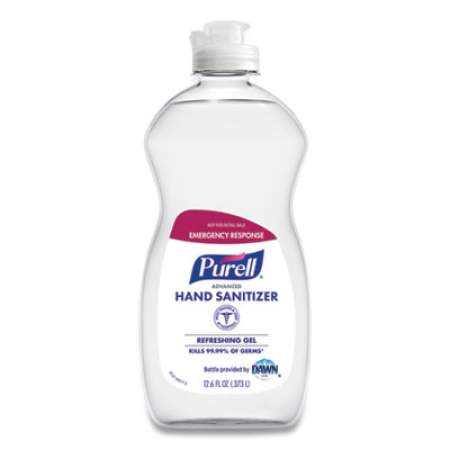 PURELL Advanced Gel Hand Sanitizer, Clean Scent, 12.6 oz Squeeze Bottle, Clean Scent, 12/Carton (974712S)