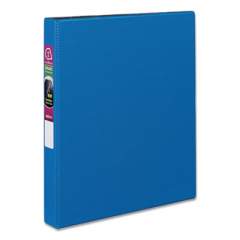 Avery Durable Non-View Binder with DuraHinge and Slant Rings, 3 Rings, 1" Capacity, 11 x 8.5, Blue (27251)