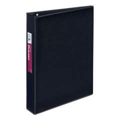 Avery Mini Size Durable Non-View Binder with Round Rings, 3 Rings, 1" Capacity, 8.5 x 5.5, Black (27257)