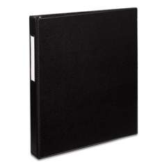 Avery Durable Non-View Binder with DuraHinge and EZD Rings, 3 Rings, 1" Capacity, 11 x 8.5, Black, (8302) (08302)