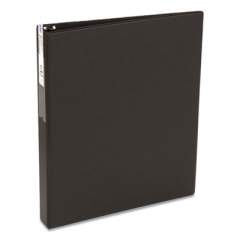 Avery Economy Non-View Binder with Round Rings, 3 Rings, 1" Capacity, 11 x 8.5, Black, (4301) (04301)