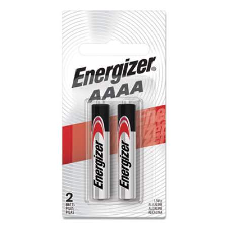 Energizer MAX Alkaline AAAA Batteries, 1.5 V, 2/Pack (E96BP2)