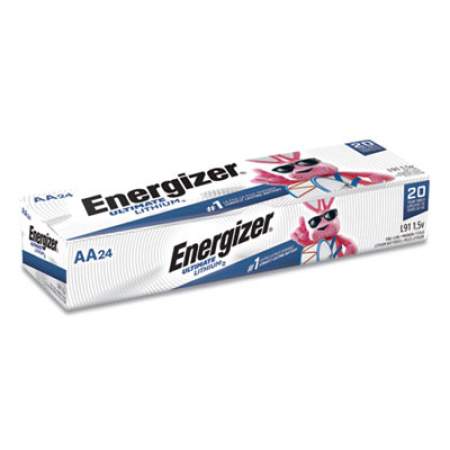 Energizer Ultimate Lithium AA Batteries, 1.5 V, 24/Box (L91)
