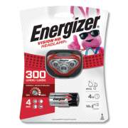Energizer LED Headlight, 3 AAA Batteries (Included), Red (HDB32E)