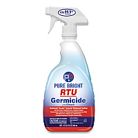 RTU Germicide With Bleach, Fresh Scent, 32 oz Spray Bottle, 9/Carton (21598638591)