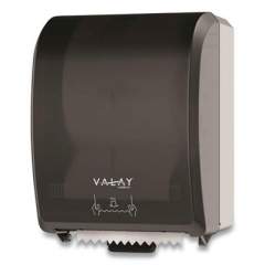 Morcon Valay Controlled Towel Dispenser, I-Notch, 12.3 x 9.3 x 15.9, Black (I8000)