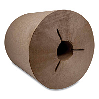 Morsoft Controlled Towels, Y-Notch, 1-Ply, 8" x 800 ft, Kraft, 6 Rolls/Carton (400RY)