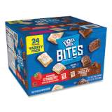 Kellogg's Pop Tarts Bites Variety Pack, Chocolate; Strawberry, 1.4 oz Pouch, 24/Carton (24913)