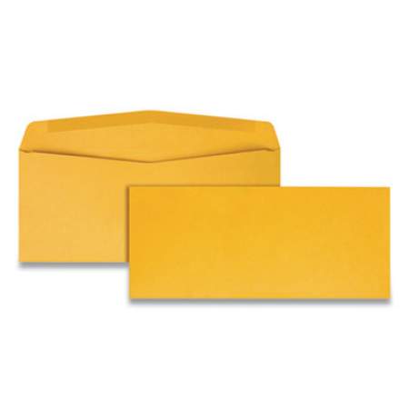 Quality Park Kraft Envelope, #10, Commercial Flap, Gummed Closure, 4.13 x 9.5, Brown Kraft, 500/Box (11162)