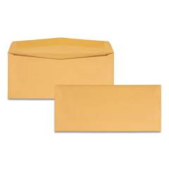 Quality Park Kraft Envelope, #11, Commercial Flap, Gummed Closure, 4.5 x 10.38, Brown Kraft, 500/Box (11362)