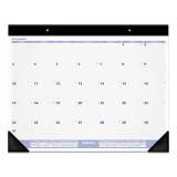 AT-A-GLANCE Desk Pad, 24 x 19, White Sheets, Black Binding, Black Corners, 12-Month (Jan to Dec): 2022 (SW23000)
