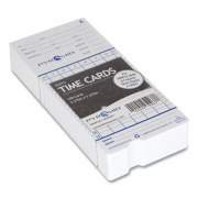 Time Clock Cards for Pyramid Technologies 2000/6000, Two Sides, 3.38 x 7.44, 100/Pack (42415)