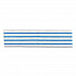 Disposable Microfiber Pad, 4.75 x 19, White/Blue Stripe, 50/Pack, 3 Packs/Carton (2134282)