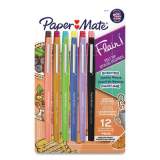 Paper Mate Flair Scented Felt Tip Porous Point Pen, Stick, Medium 0.7 mm, Assorted Ink and Barrel Colors, 12/Pack (2125359)