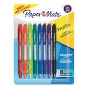 Paper Mate Profile Mechanical Pencils, 0.7 mm, HB (#2), Black Lead, Assorted Barrel Colors, 8/Pack (2105705)
