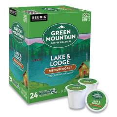 Green Mountain Coffee Lake and Lodge Coffee K-Cups, Medium Roast, 24/Box (6523)