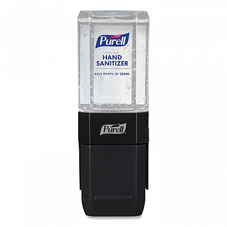 ES1 Hand Sanitizer Dispenser Starter Kit, 450 mL, 3.12 x 5.88 x 5.81, Graphite, 6/Carton (4424D6CT)
