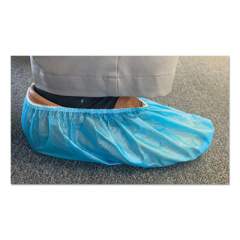 GN1 Disposable Boot and Shoe Cover, One Size Fits All, Blue, 2,000/Carton (MS8080)