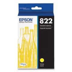 Epson T822420-S (T822) DURABrite Ultra Ink, 240 Page-Yield, Yellow