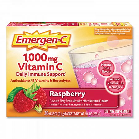 Original Formula, Raspberry, 0.32 oz Packet, 30 Packets/Box (CS130201BX)