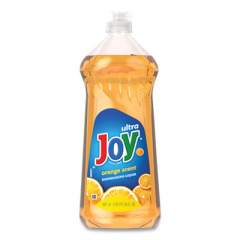 Joy Ultra Orange Dishwashing Liquid, Orange, 30 oz Bottle, 10/Carton (75056)